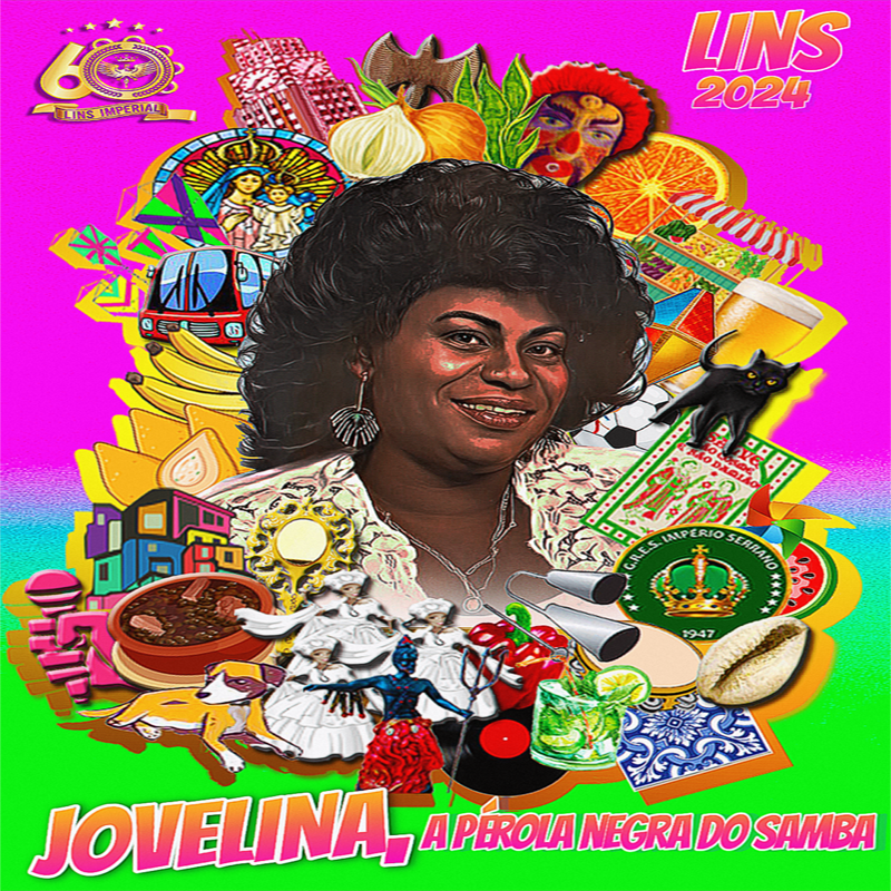 Conheça a sinopse de “Jovelina, a Pérola Negra do Samba”, enredo da Lins Imperial para o Carnaval 2024